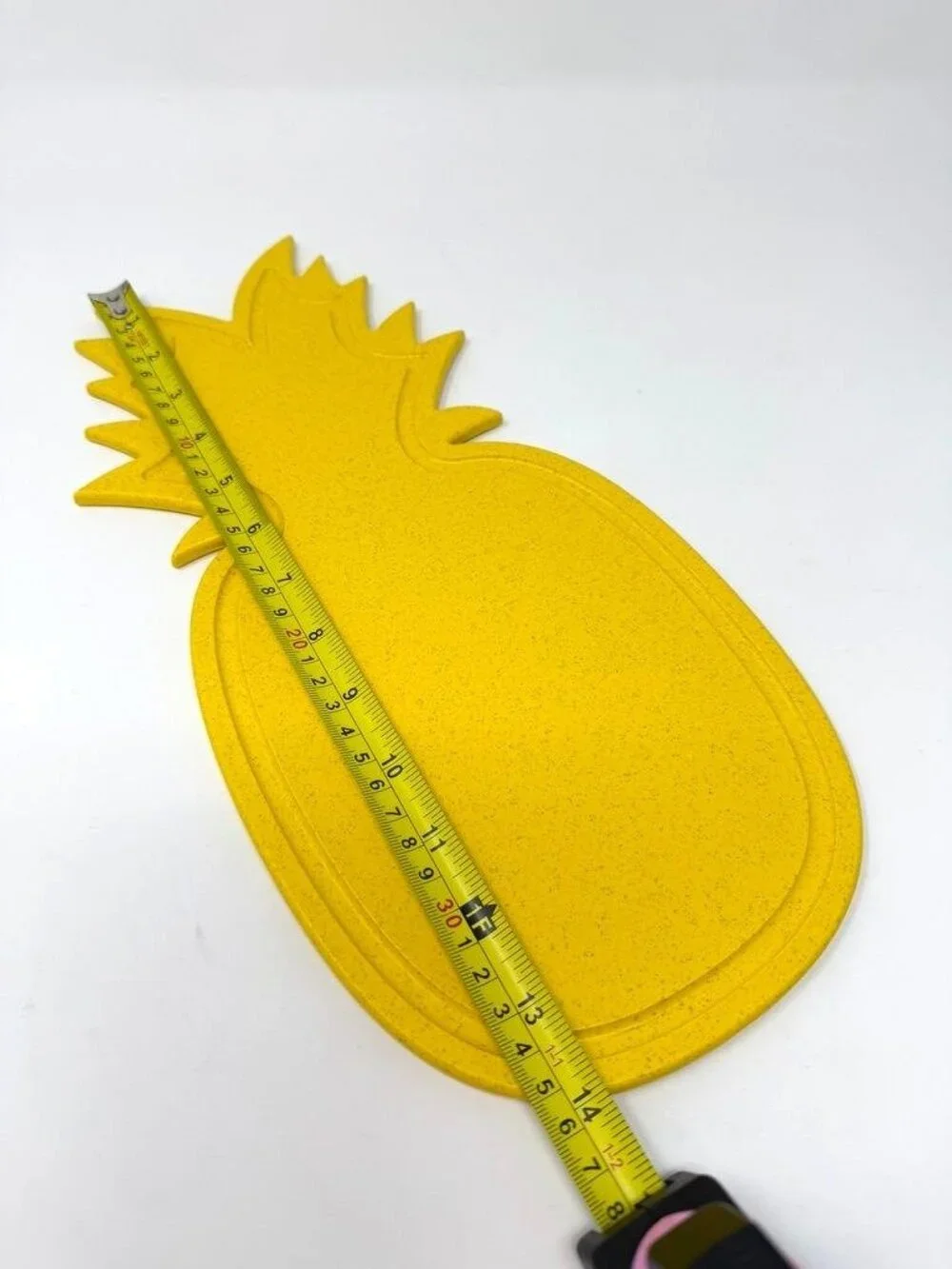 Target Sun Squad Figural Pineapple Serving Cutting Board Yellow Summer Camping
